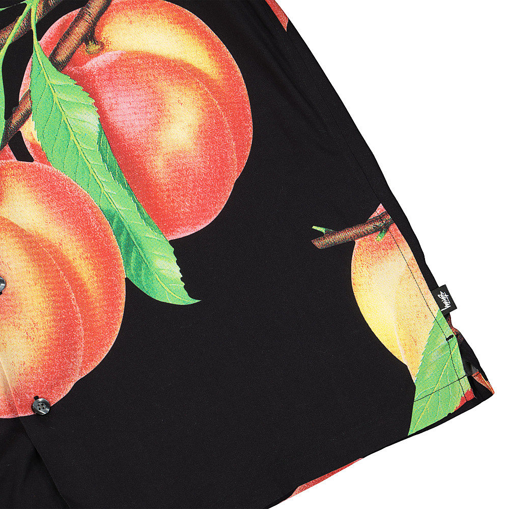Stussy Peach Pattern Shirt Black Shirts Detailfoto | Overkill