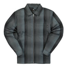 Stussy Shadow Plaid Zip Shirt Charcoal Shirts 1110189 / 0002 | Overkill