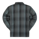 Stussy Shadow Plaid Zip Shirt Charcoal Shirts Material | Overkill