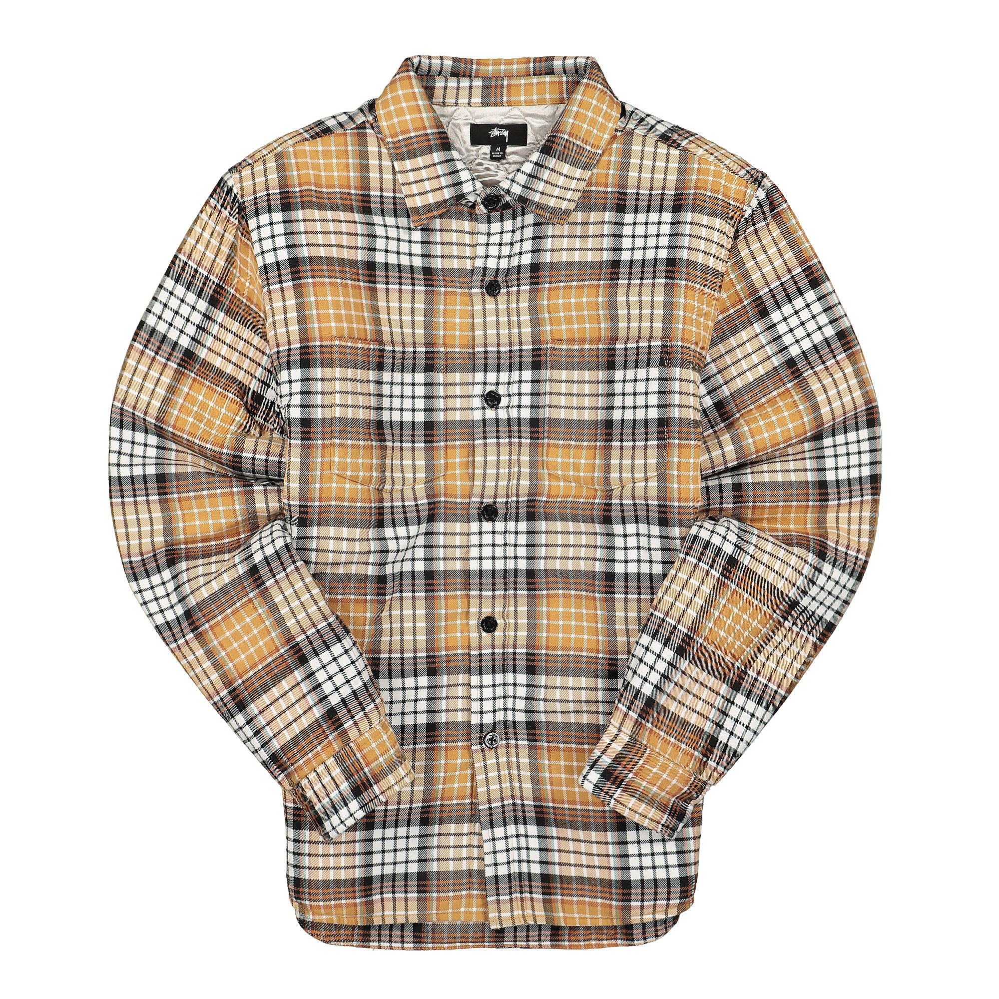 Stussy Quilted Lined Plaid Shirt Copper Shirts 1110190 / 2096 | Overkill