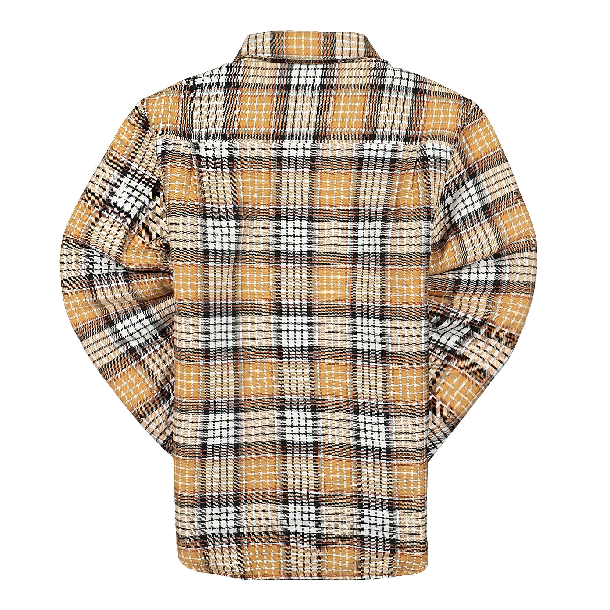 Stussy Quilted Lined Plaid Shirt Copper Shirts Material | Overkill