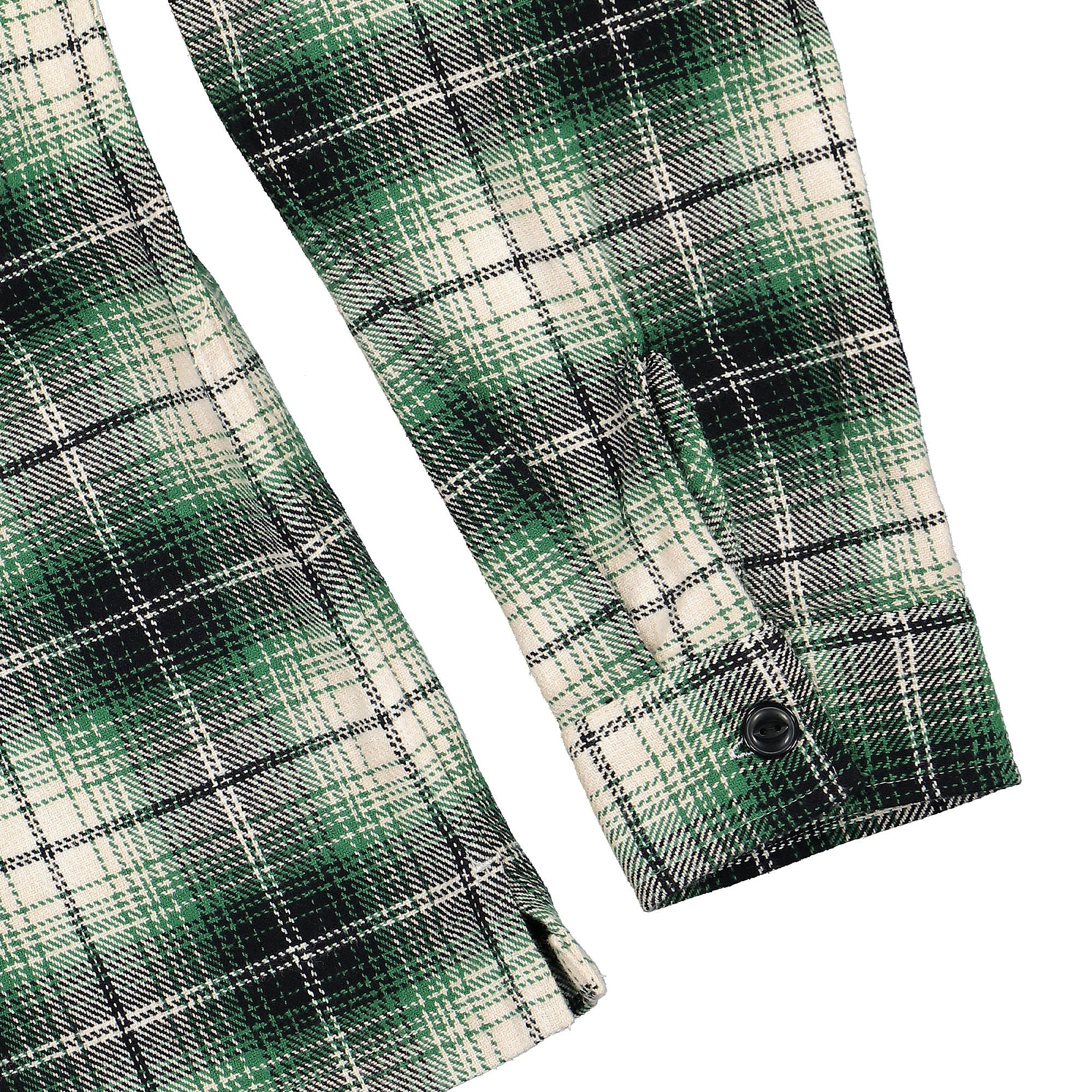 Stussy Frank Plaid Zip LS Shirt Black Shirts Detailfoto | Overkill