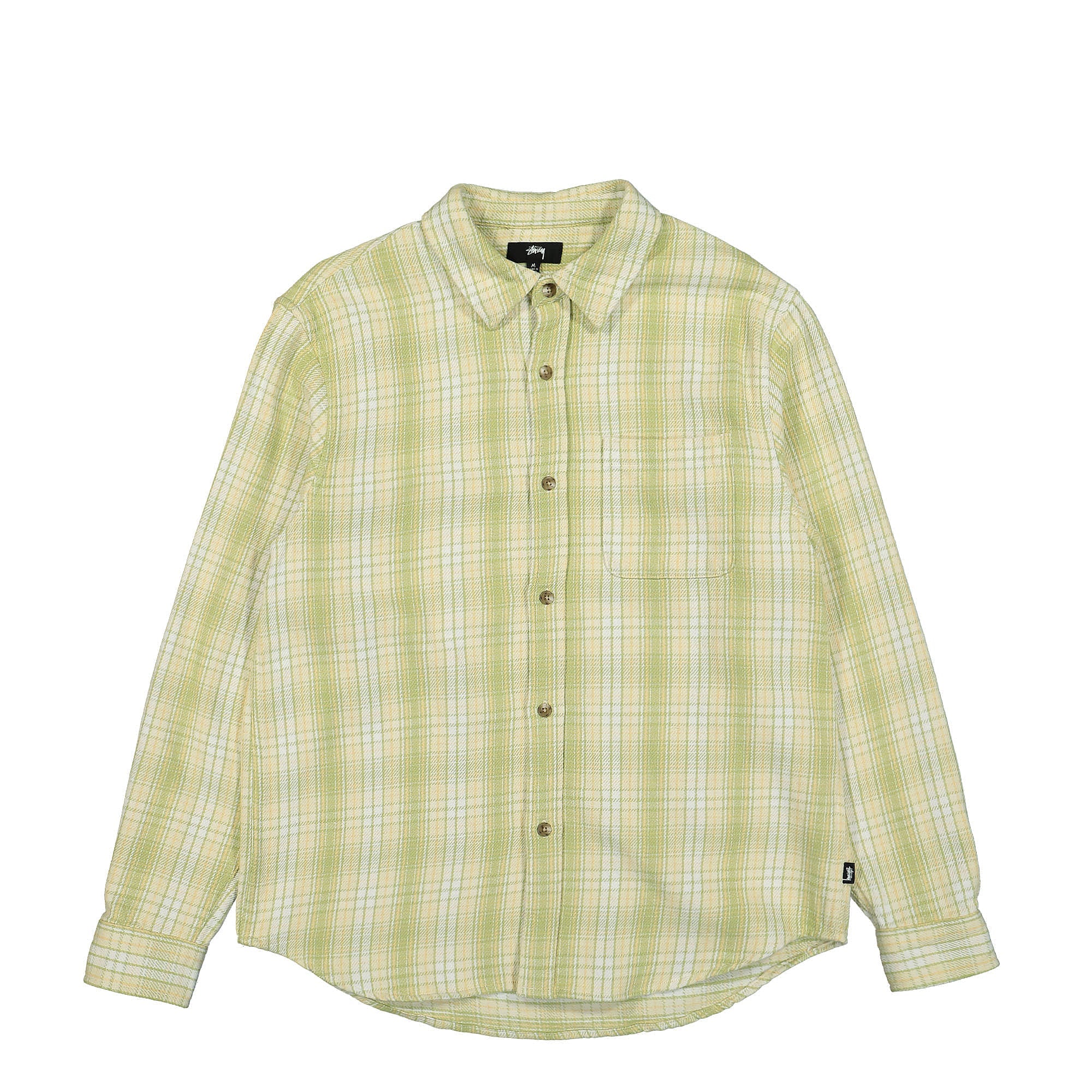 Stussy Beach Plaid Shirt Lime Shirts 1110232 / 0412 | Overkill