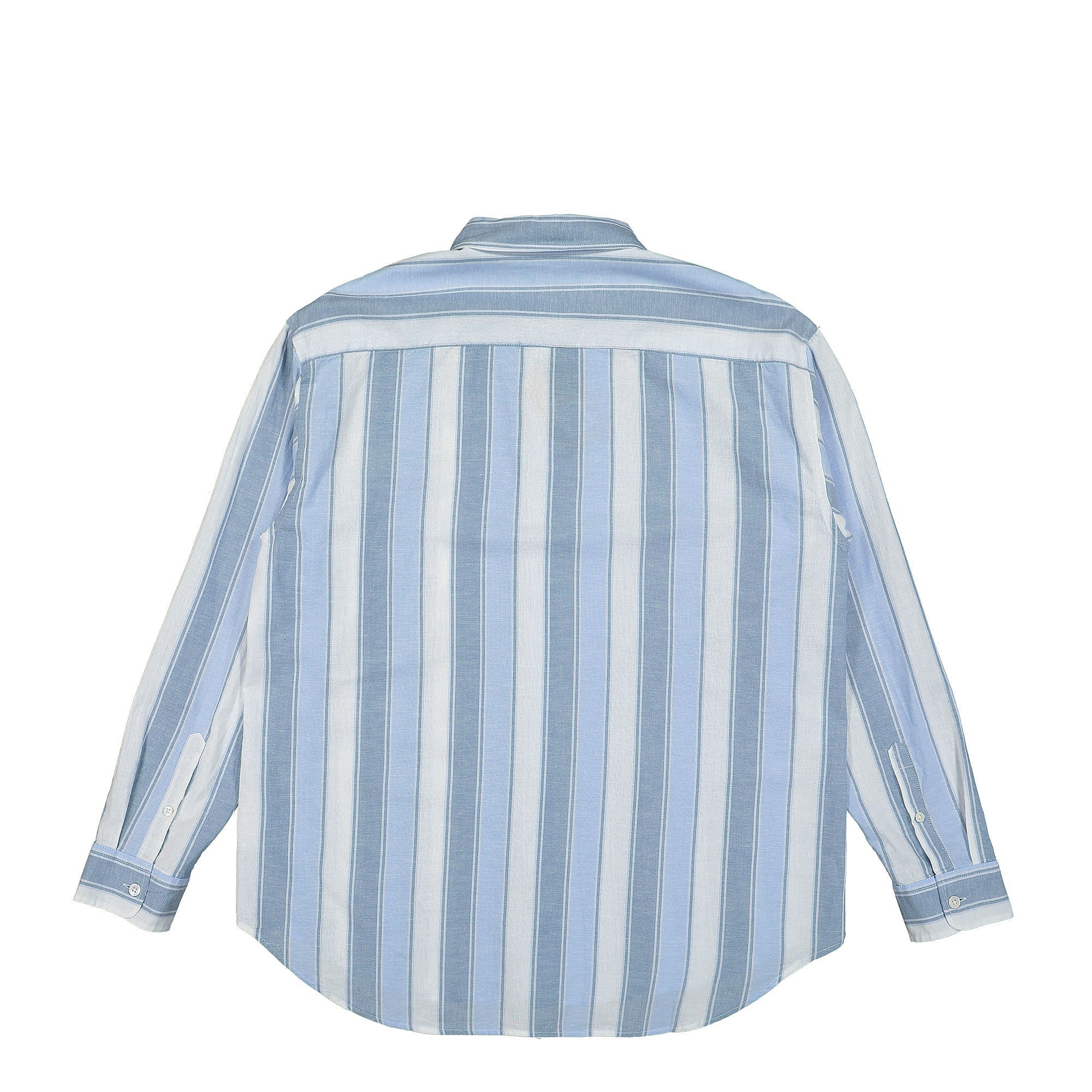 Stussy Wide Striped Shirt Blue Stripe Shirts Material | Overkill