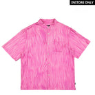Stussy Fur Print Shirt Pink Shirts 1110282 / 0604 / Pink | Overkill