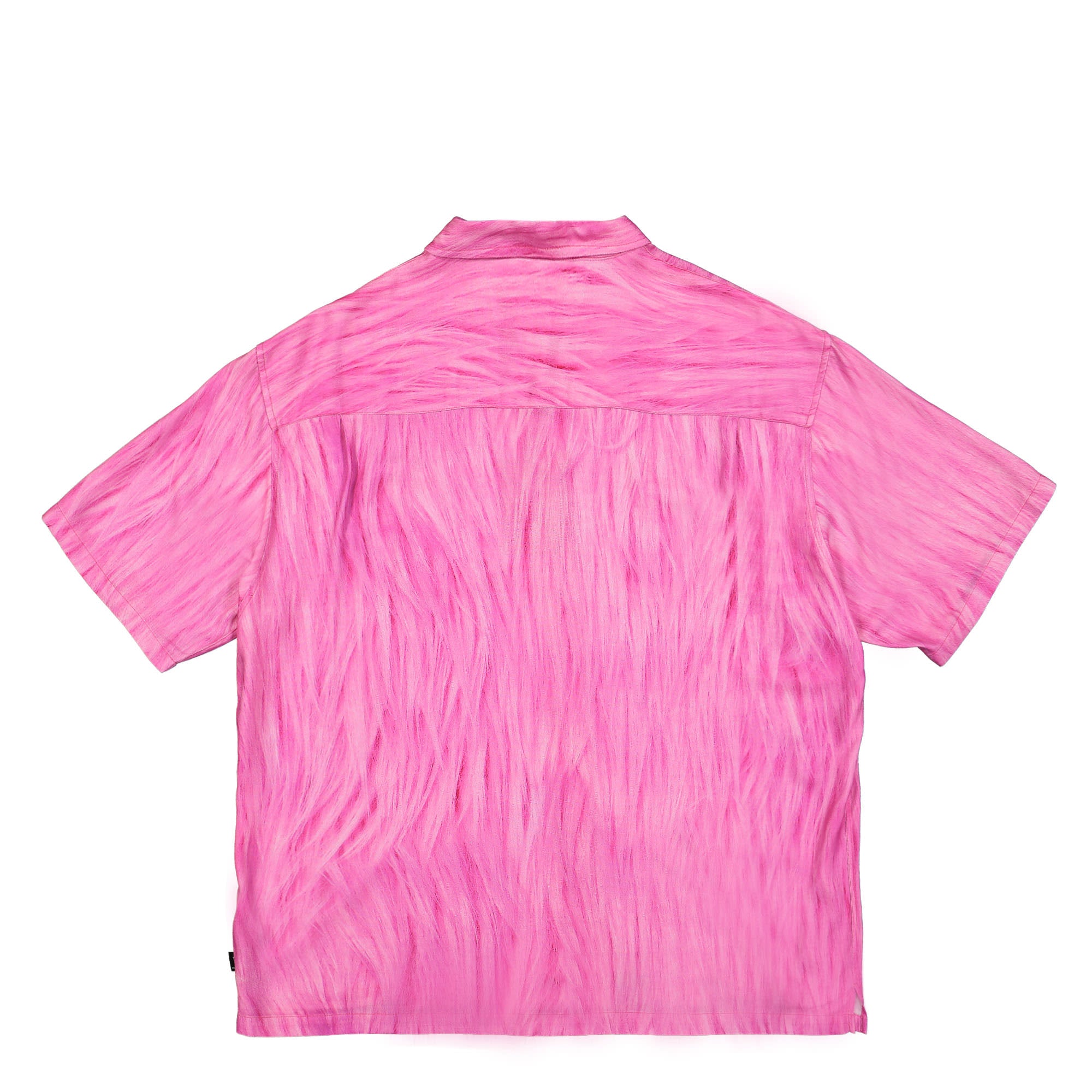 Stussy Fur Print Shirt Pink Shirts Material | Overkill