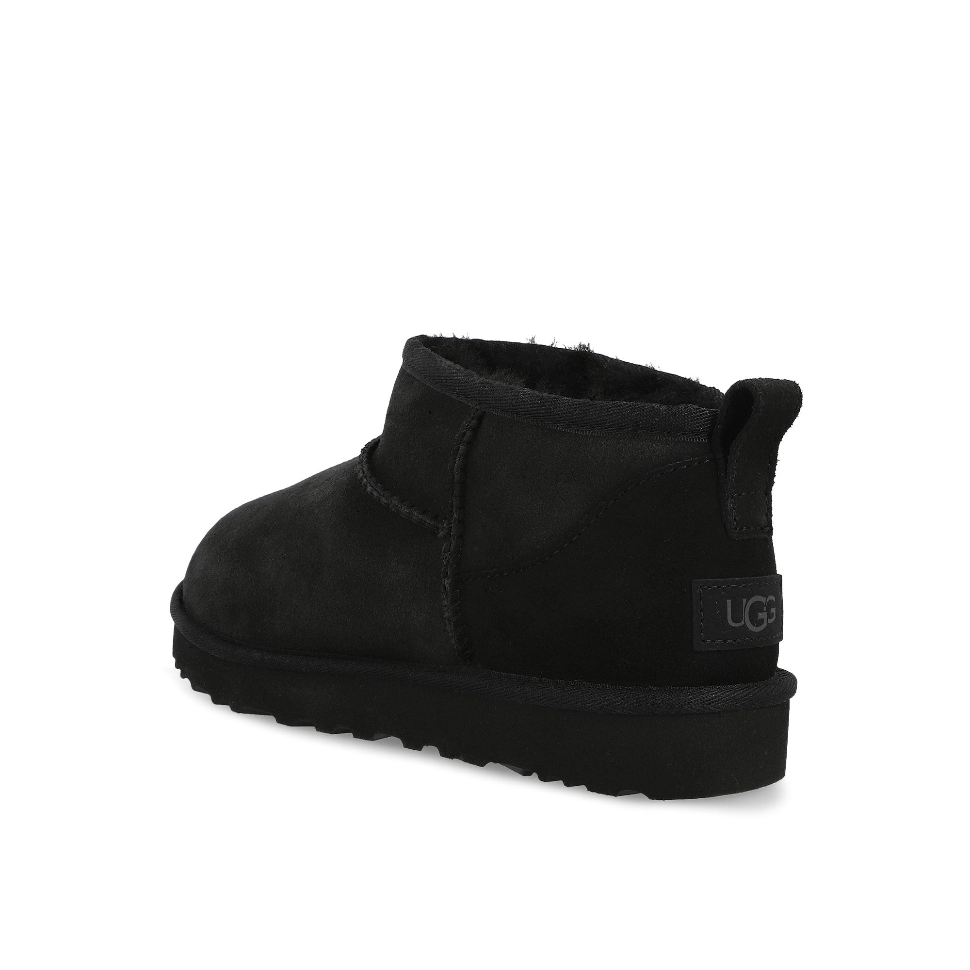 UGG  W Classic Ultra Mini Black Boots 1116109-BLK Material | Overkill
