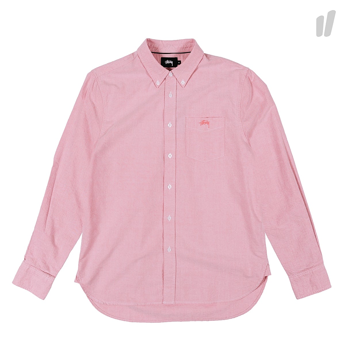 Stussy Classic Oxford Longsleeve Shirt Pink Longsleeves 111907 / 0604 | Overkill