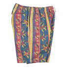 Stussy Fleur Stripe Beach Short Navy Shorts Close-up | Overkill