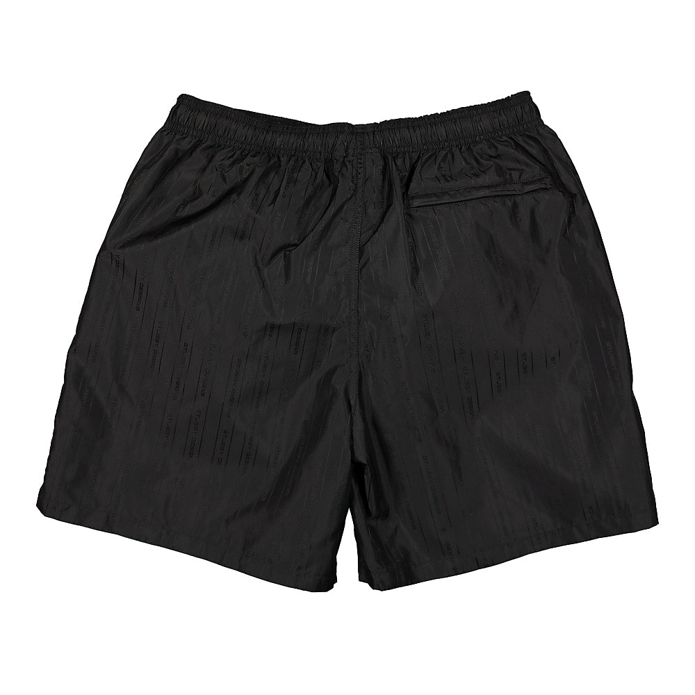 Stussy Jacquard Nylon Short Black Shorts Material | Overkill