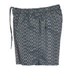 Stussy Check Nylon Short Charcoal Shorts Close-up | Overkill
