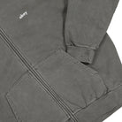 Obey Lowercase Pigment Zip Hoodie Pigment Digital Black Hoodies Detailfoto | Overkill