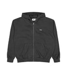 Obey Lowercase Pigment Zip Hood Pigment Pirate Black Hoodies 112460019 | Overkill