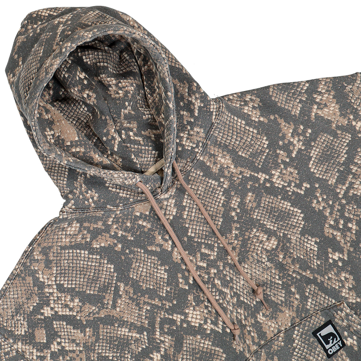 Obey Post Hood Dusty Vintage Rattlesnake Hoodies 112470274-DVRS Detailfoto | Overkill
