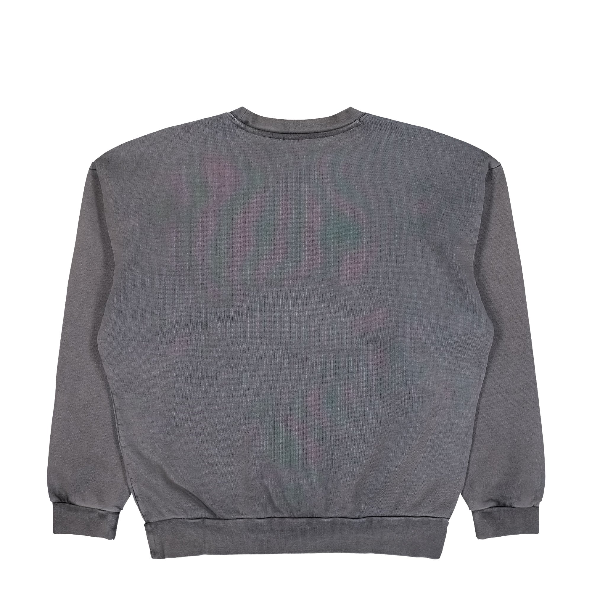 Obey Lowercase Pigment Crew Digital Black Sweatshirts 112480138 Close-up | Overkill
