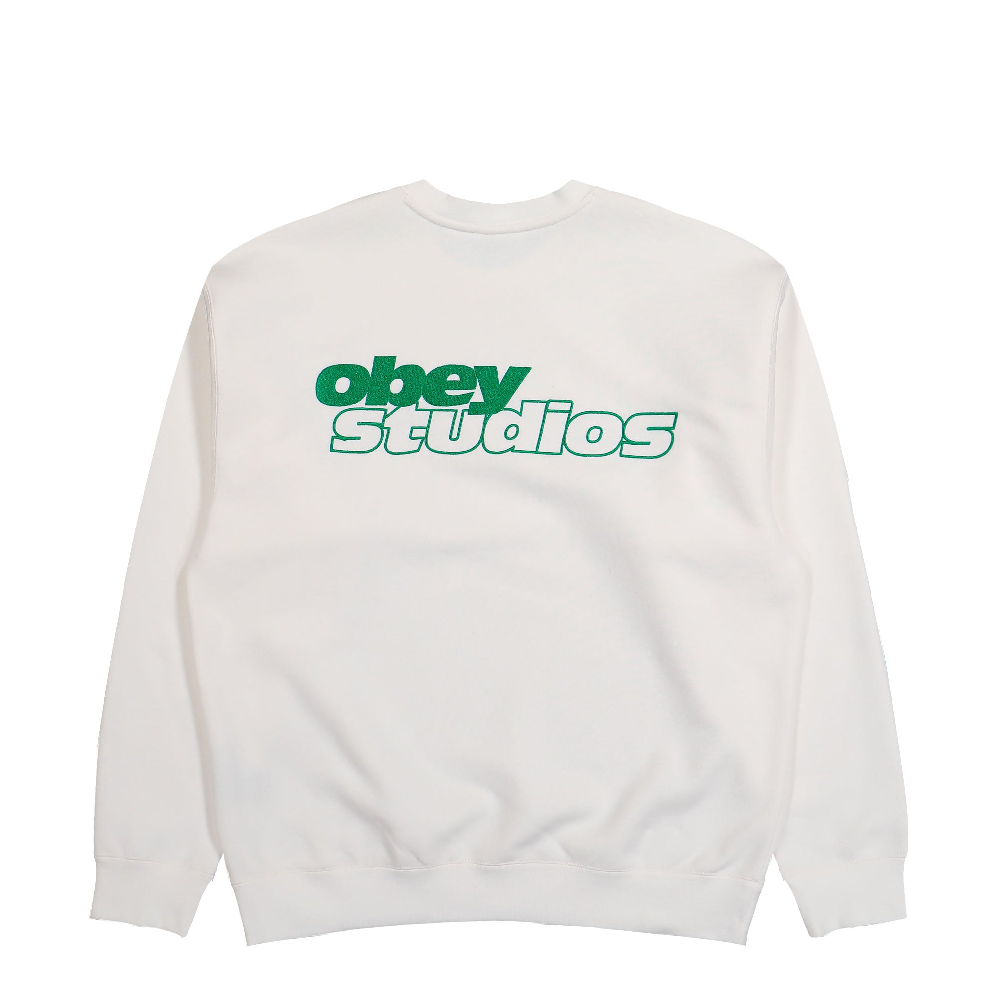 Obey Tonic Crew Off White Sweatshirts 112480173 Close-up | Overkill
