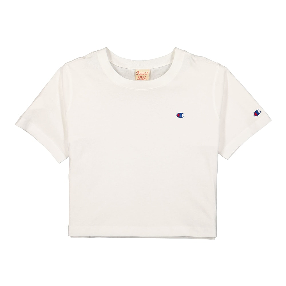 Champion Crewneck Croptop White Sweatshirts 112731-WW001 | Overkill