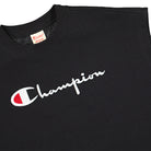 Champion Crewneck Sleeveless T-Shirt Black T-Shirts Detailfoto | Overkill