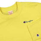 Champion Crewneck Long Sleeve T-Shirt Gold Longsleeves Close-up | Overkill