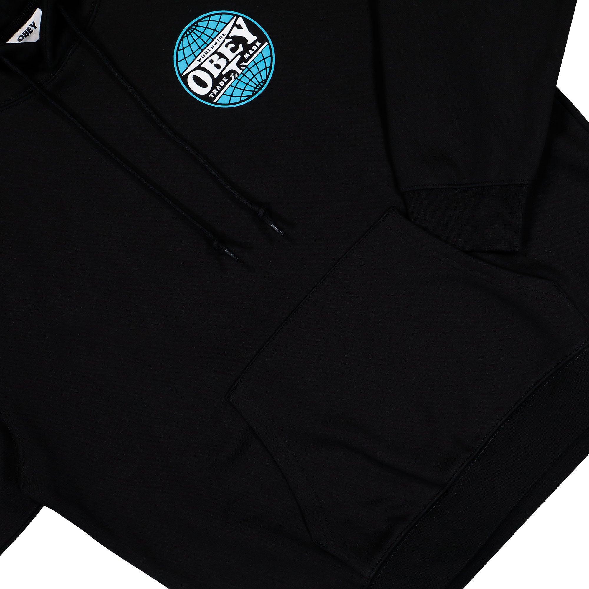 Obey Heavy Lifting Hoodie Black Hoodies 112844270 / Black Detail View 1 | Overkill
