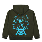 Obey The World Is My Stage Hoodie Rosin Hoodies Close-up | Overkill
