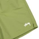 Stussy Stock Water Shorts Green Shorts Close-up | Overkill