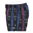 Stussy Ikat Stripe Water Short Black Shorts Close-up | Overkill