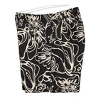Stussy Wavy Hawaiian Water Short Black Shorts Close-up | Overkill