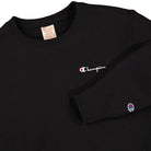 Champion Crewneck Sweatshirt Black Sweatshirts Close-up | Overkill