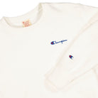 Champion Crewneck Sweatshirt White Sweatshirts Close-up | Overkill