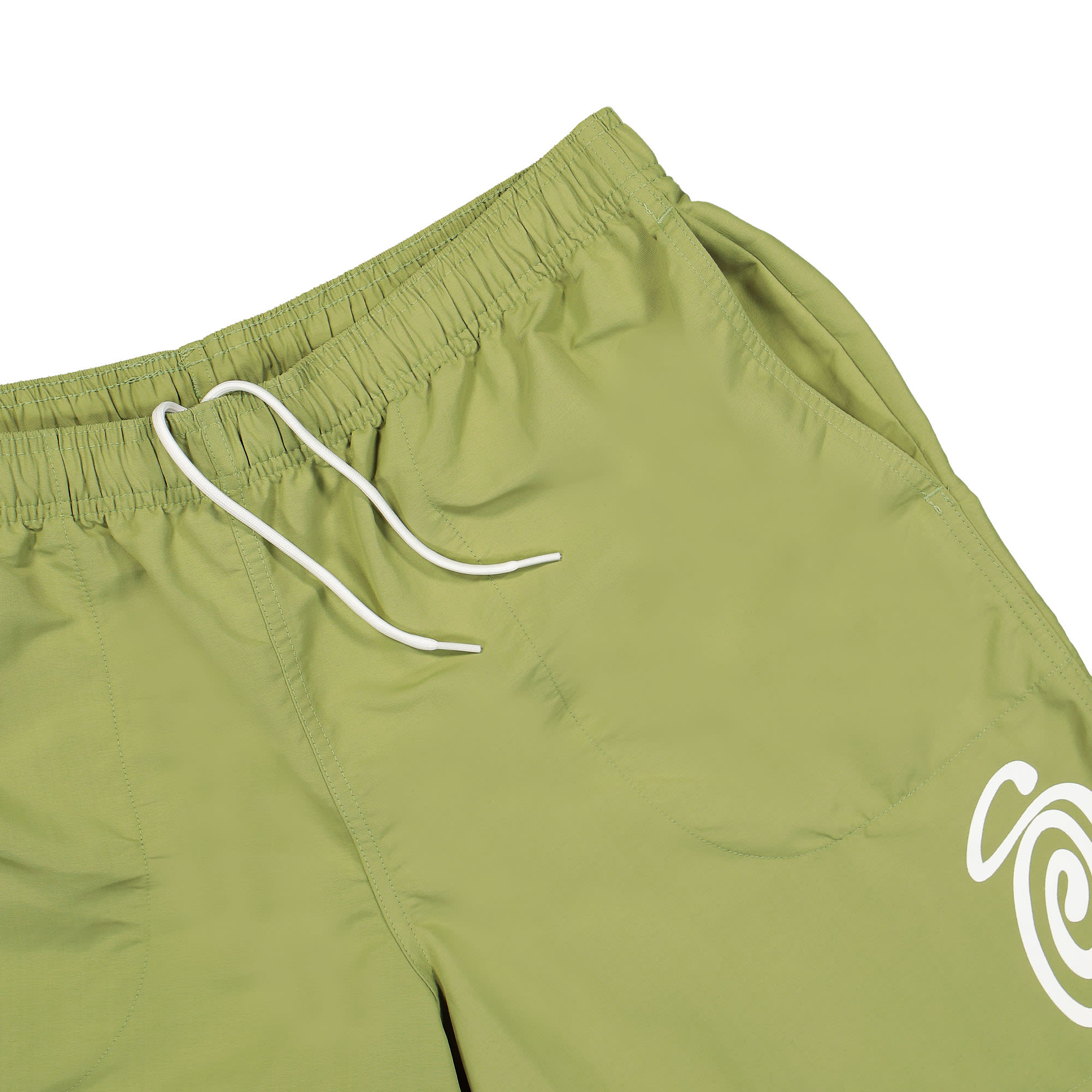 Stussy Curly S Water Short Sage Shorts Detailfoto | Overkill