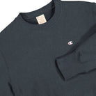 Champion Crewneck Sweatshirt Dark Grey Sweatshirts Close-up | Overkill