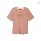 Stussy Stripe Crew Peach Sweatshirts 1140010 / 0609 | Overkill