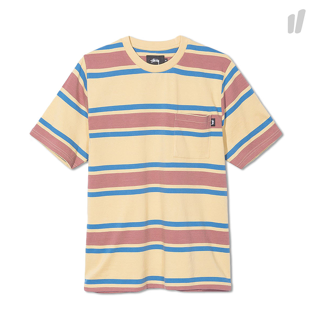 Stussy Bold Stripe Jersey Cream T-Shirts 1140056 / 1201 | Overkill