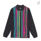 Stussy Simon Longsleeve Zip Polo Black Longsleeves 1140114 / 0001 | Overkill
