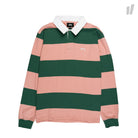 Stussy Ralphie Stripe Longsleeve Rugby Peach Longsleeves 1140120 / 0609 | Overkill