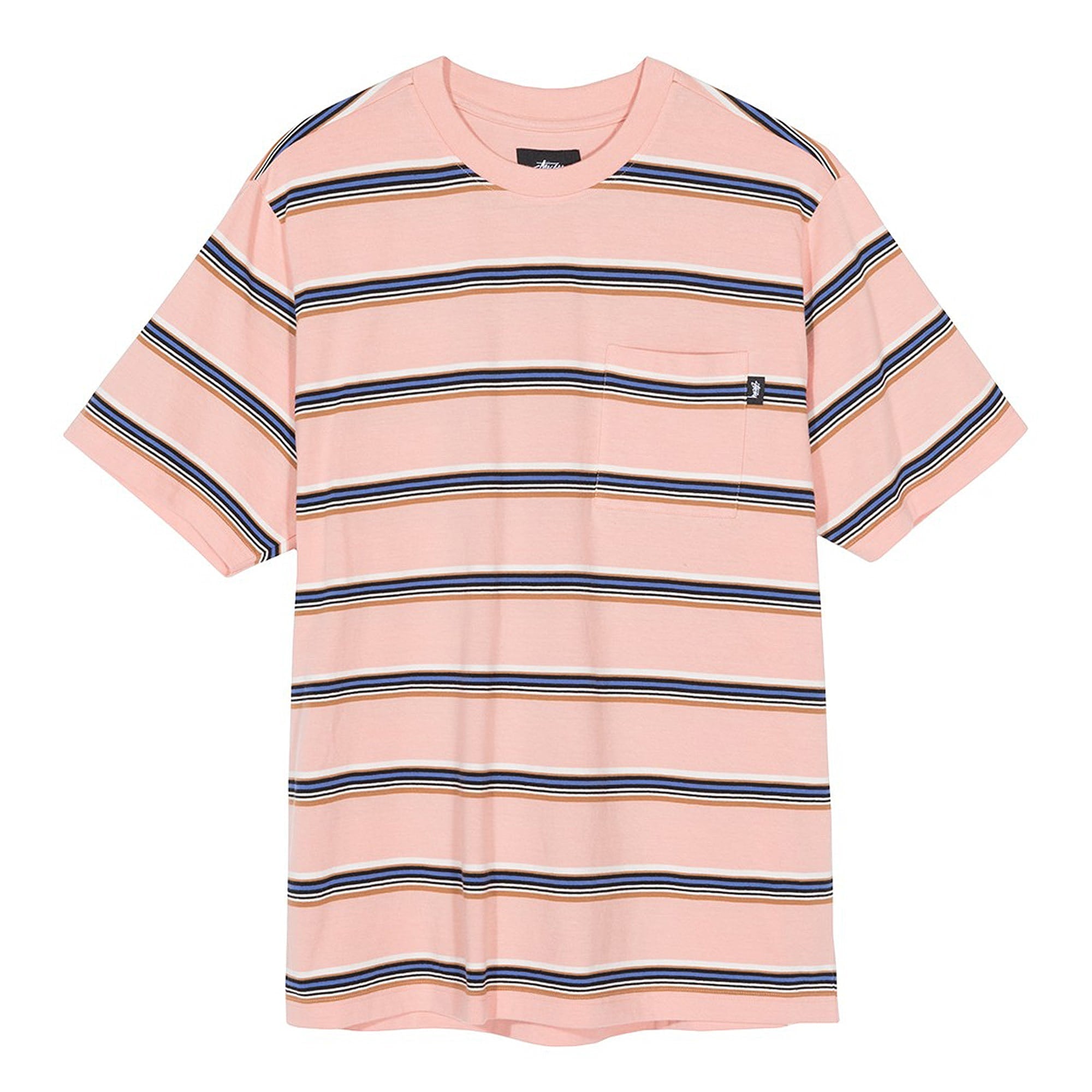 Stussy Malcom Stripe Crew Peach Sweatshirts 1140143 / 0609 | Overkill