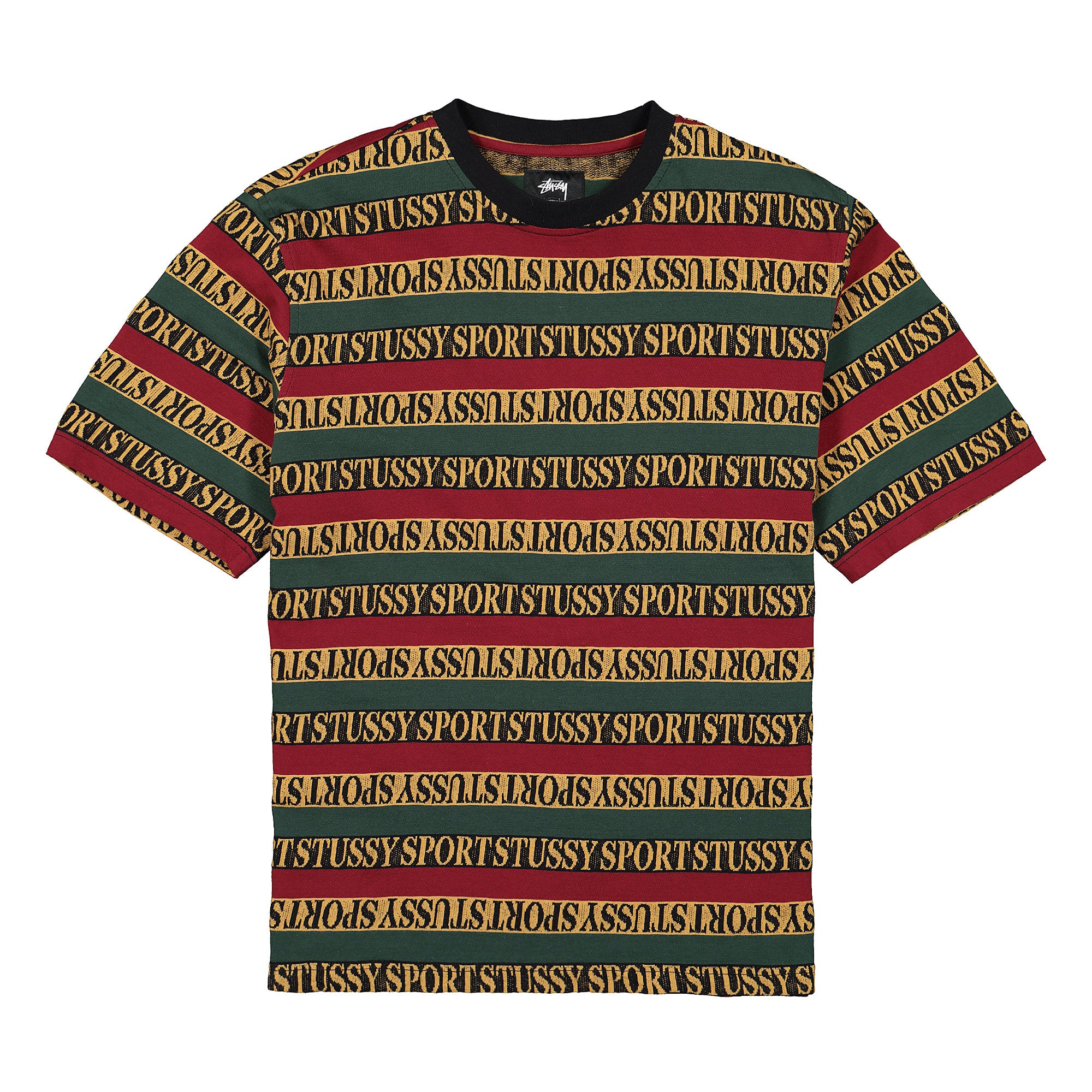 Stussy Stripe Crew Black Sweatshirts 1140162 / 0001 | Overkill