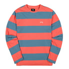 Stussy Bold Stripe Longsleeve Crew Orange Longsleeves 1140173 / 0602 | Overkill