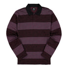 Stussy Swirl Stripe Longsleeve Polo Black Longsleeves 1140174 / 0001 | Overkill