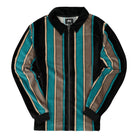 Stussy Roland Stripe Longsleeve Full Zip Black Longsleeves 1140178 / 001 | Overkill