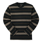 Stussy Asher Stripe Longsleeve Crew Black Longsleeves 1140244 / 0001 | Overkill