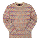 Stussy Giza Longsleeve Crew Khaki Longsleeves 1140245 / 1007 | Overkill