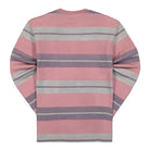 Stussy Faded Striped Crew Berry Sweatshirts Material | Overkill