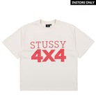 Stussy 4X4 Mesh Football Jersey Bone T-Shirts 1140329 / 1207 | Overkill