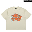 Stussy Sport Mesh Football Jersey Natural T-Shirts 1140338/1002 | Overkill