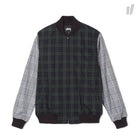 Stussy Mixed Plaid Bomber Jacket Navy Bomber & Varsity Jackets 115381 / 0806 | Overkill