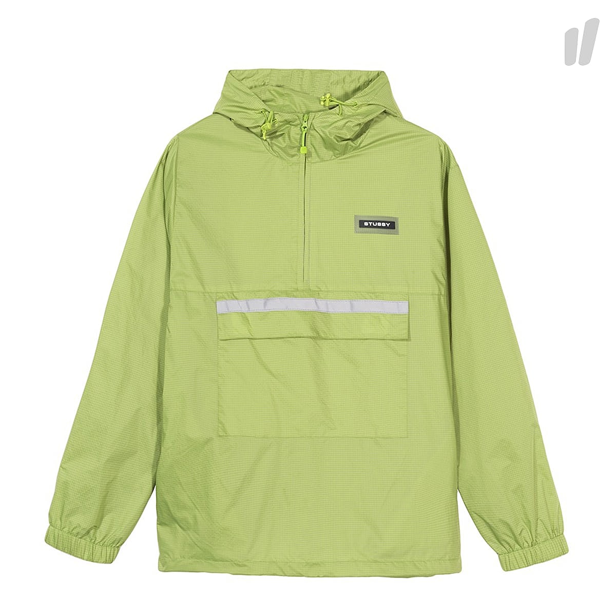 Stussy Contrast Ripstop Anorak Lime Windbreaker 115403 / 0412 | Overkill