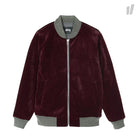 Stussy Velvet Bomber Burgundy Bomber & Varsity Jackets 115425 / 0615 | Overkill