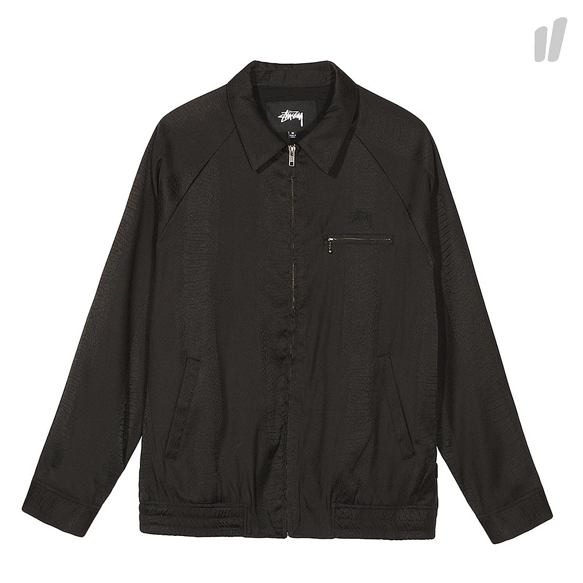 Stussy Tonal Snake Bryan Jacket Black Jackets 115445 / 0001 | Overkill